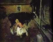 Valentin Serov, Farm Yard in Finland